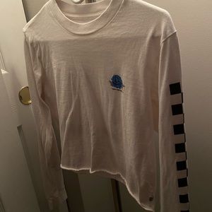 Vans long sleeve crop top